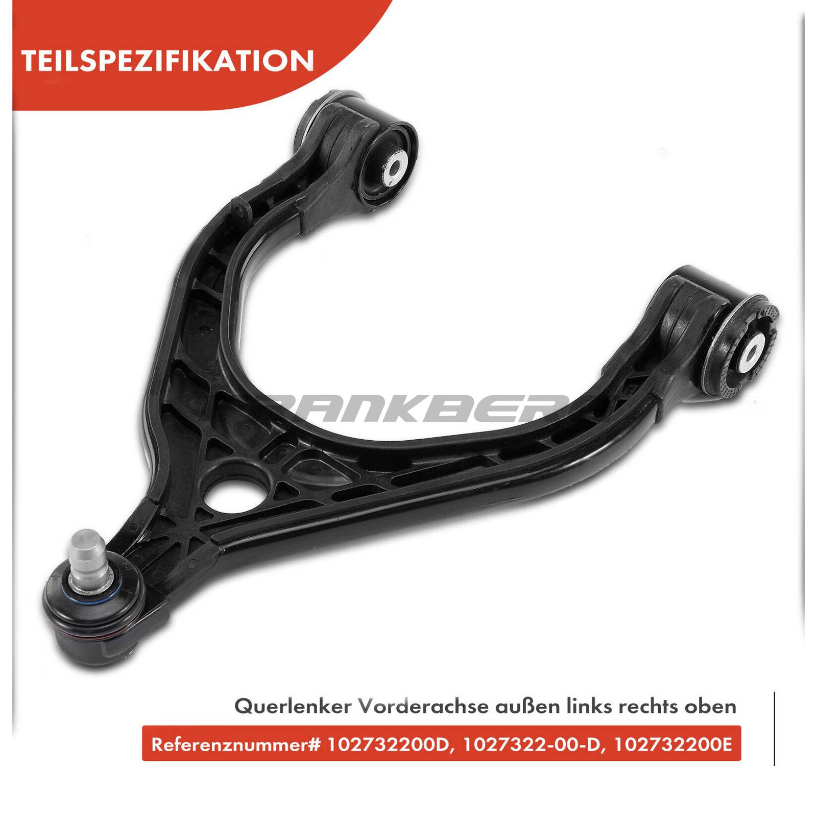 Control/Trailing Arm, wheel suspension
