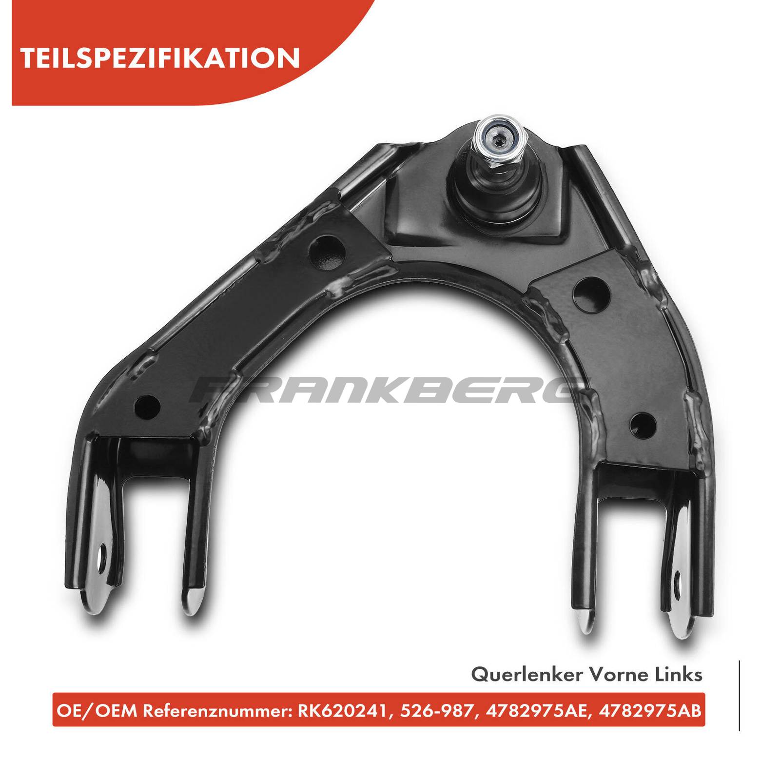 Control/Trailing Arm, wheel suspension