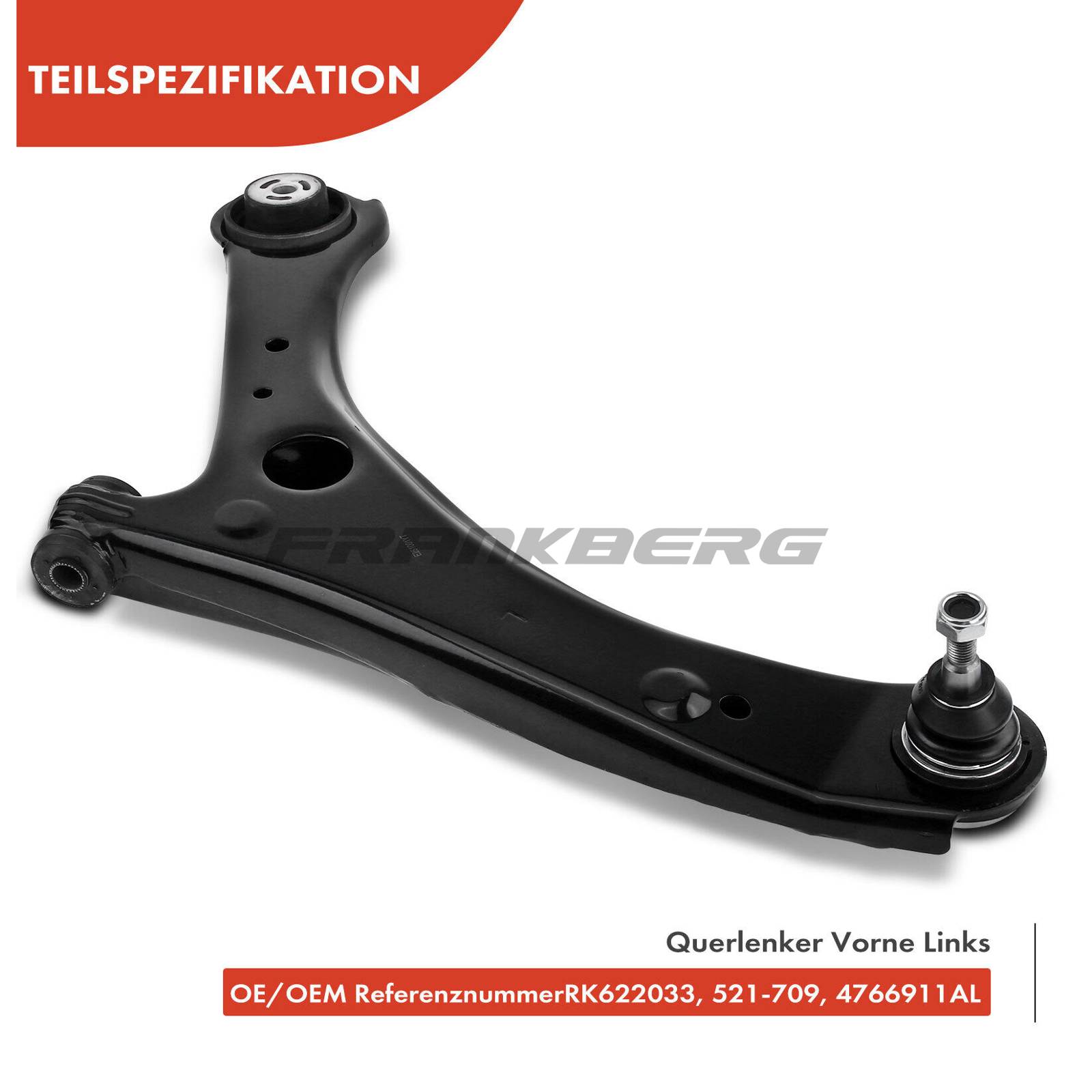 Control/Trailing Arm, wheel suspension