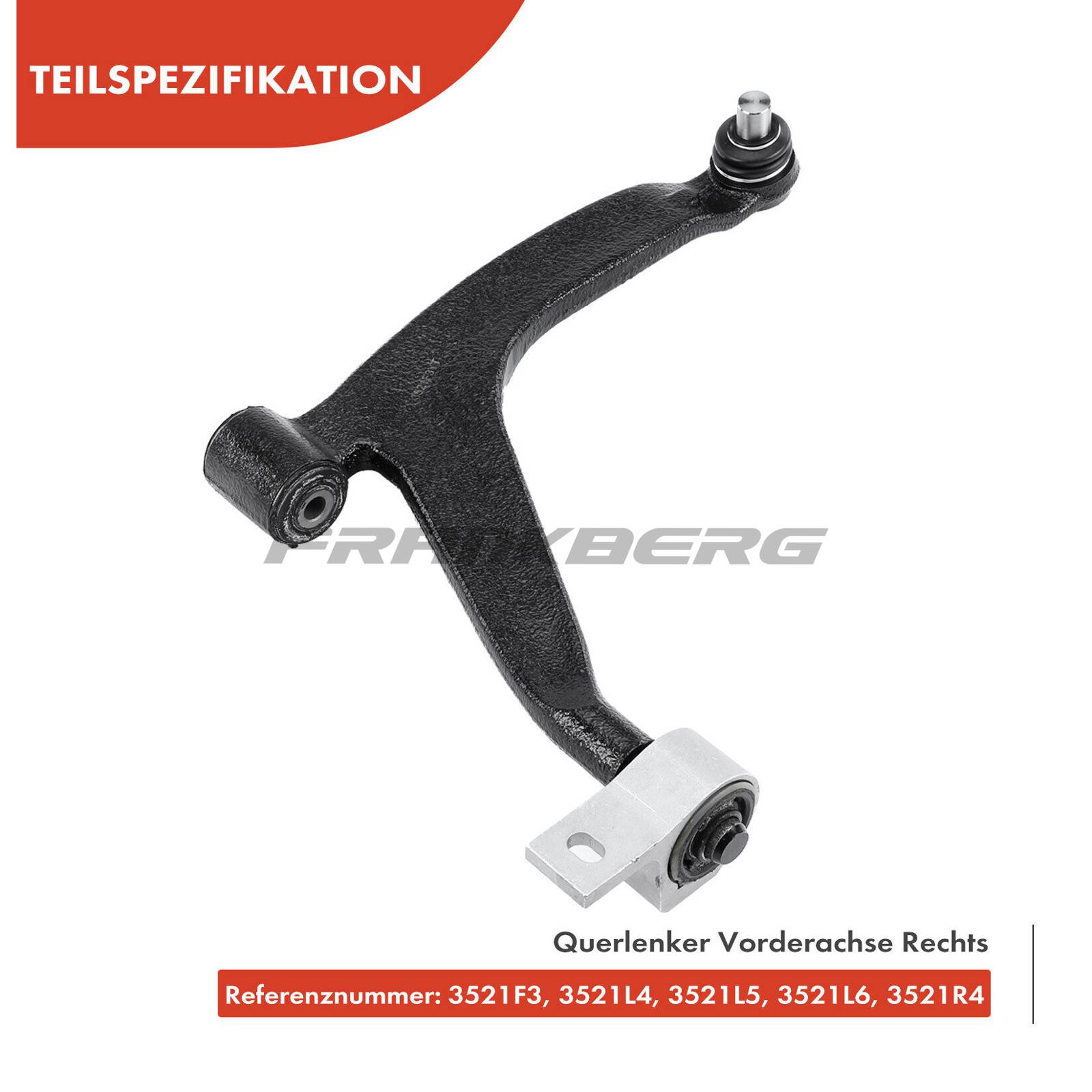 Control/Trailing Arm, wheel suspension