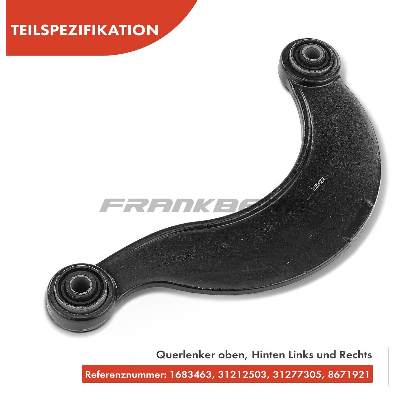 Control/Trailing Arm, wheel suspension