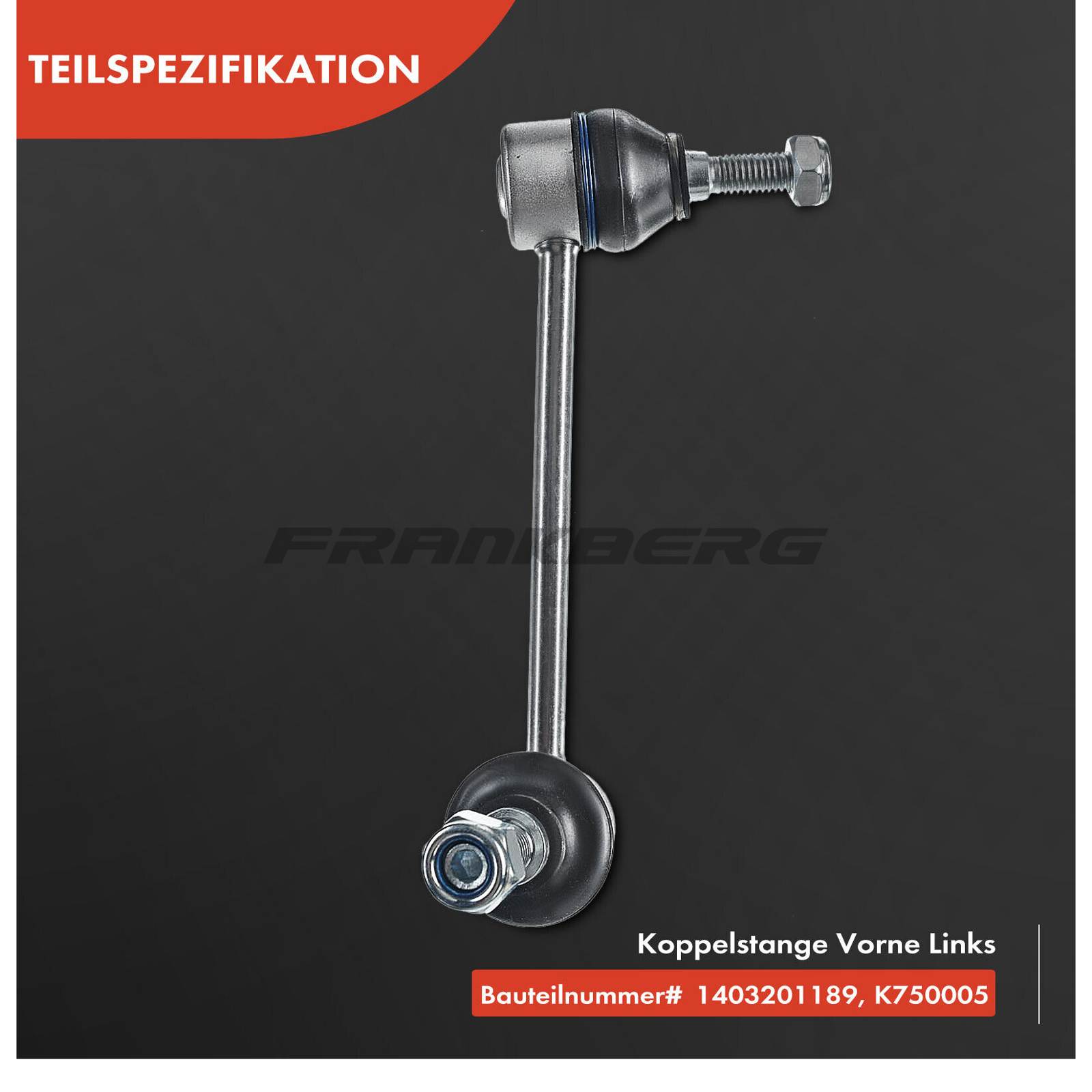 Control/Trailing Arm, wheel suspension