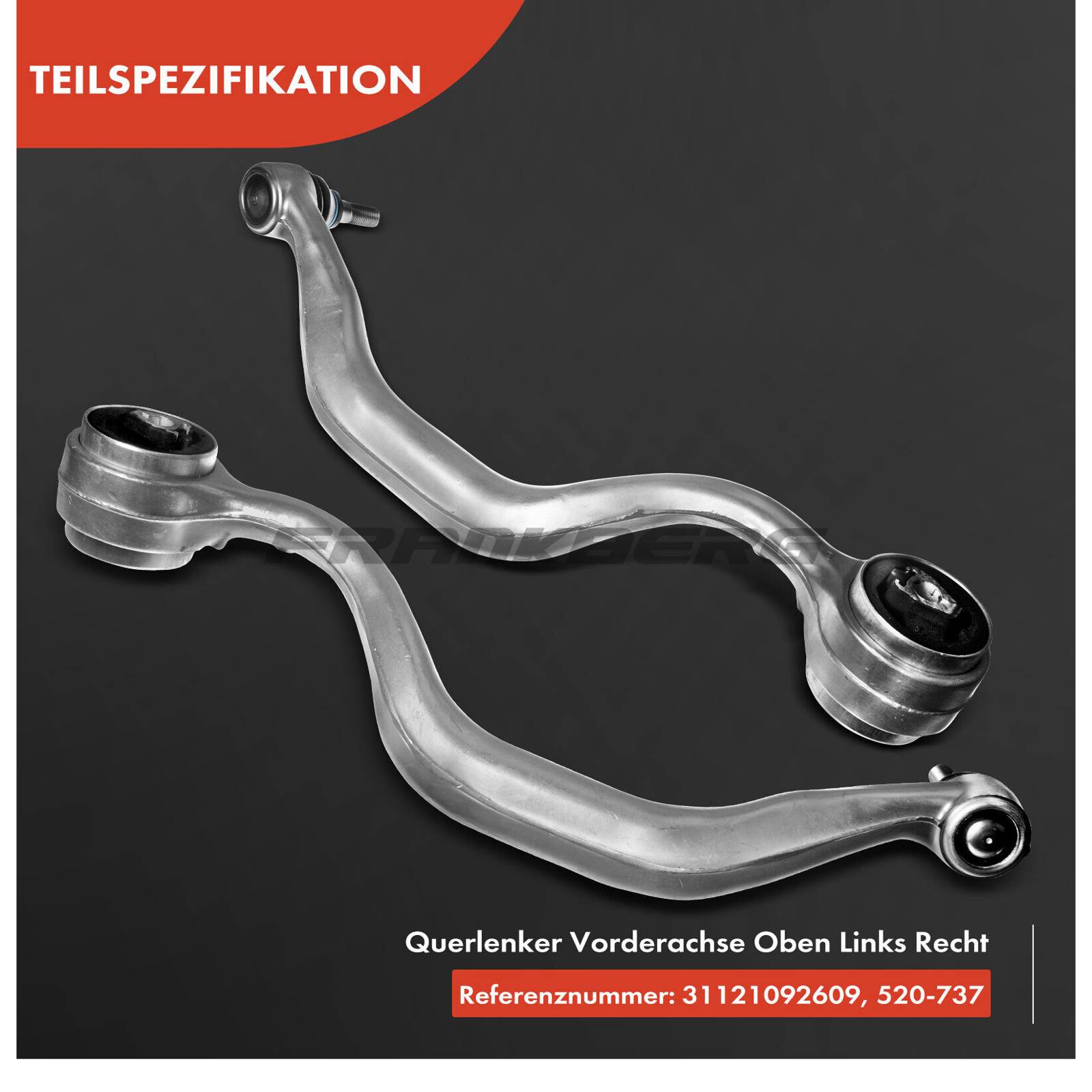 Control/Trailing Arm, wheel suspension