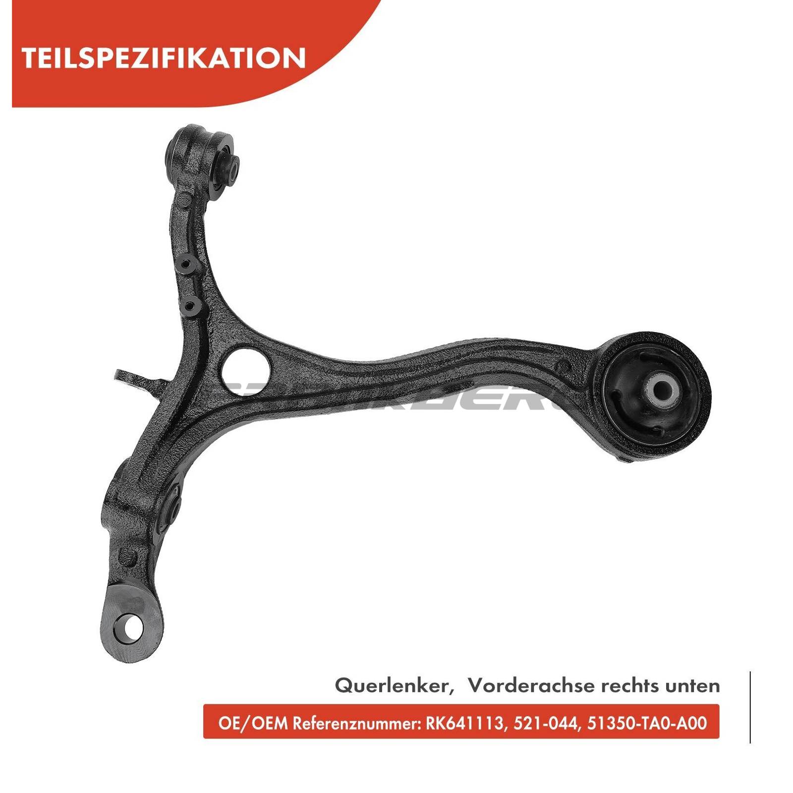 Control/Trailing Arm, wheel suspension