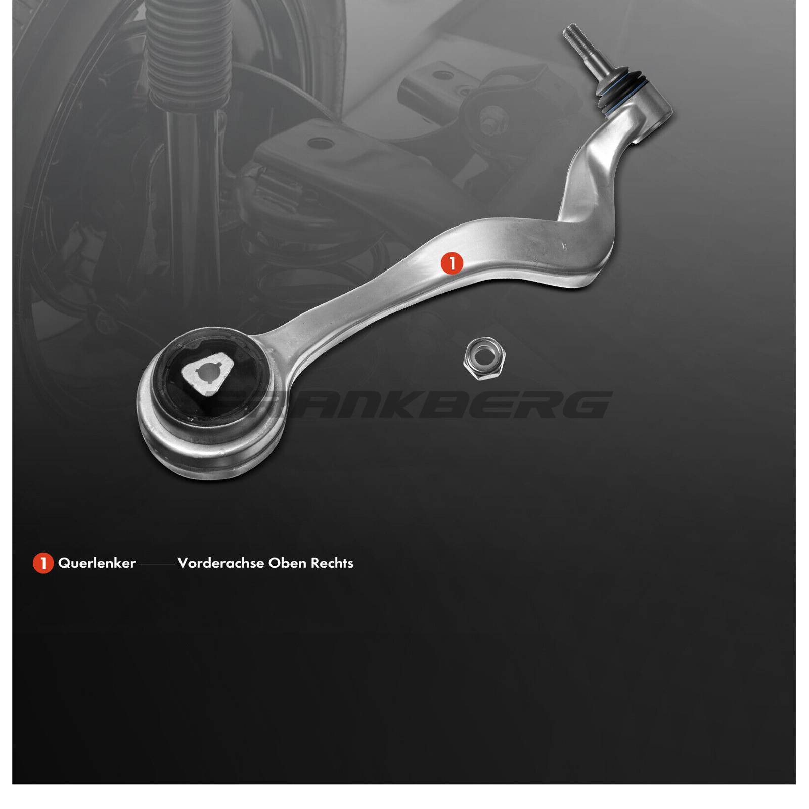 Control/Trailing Arm, wheel suspension