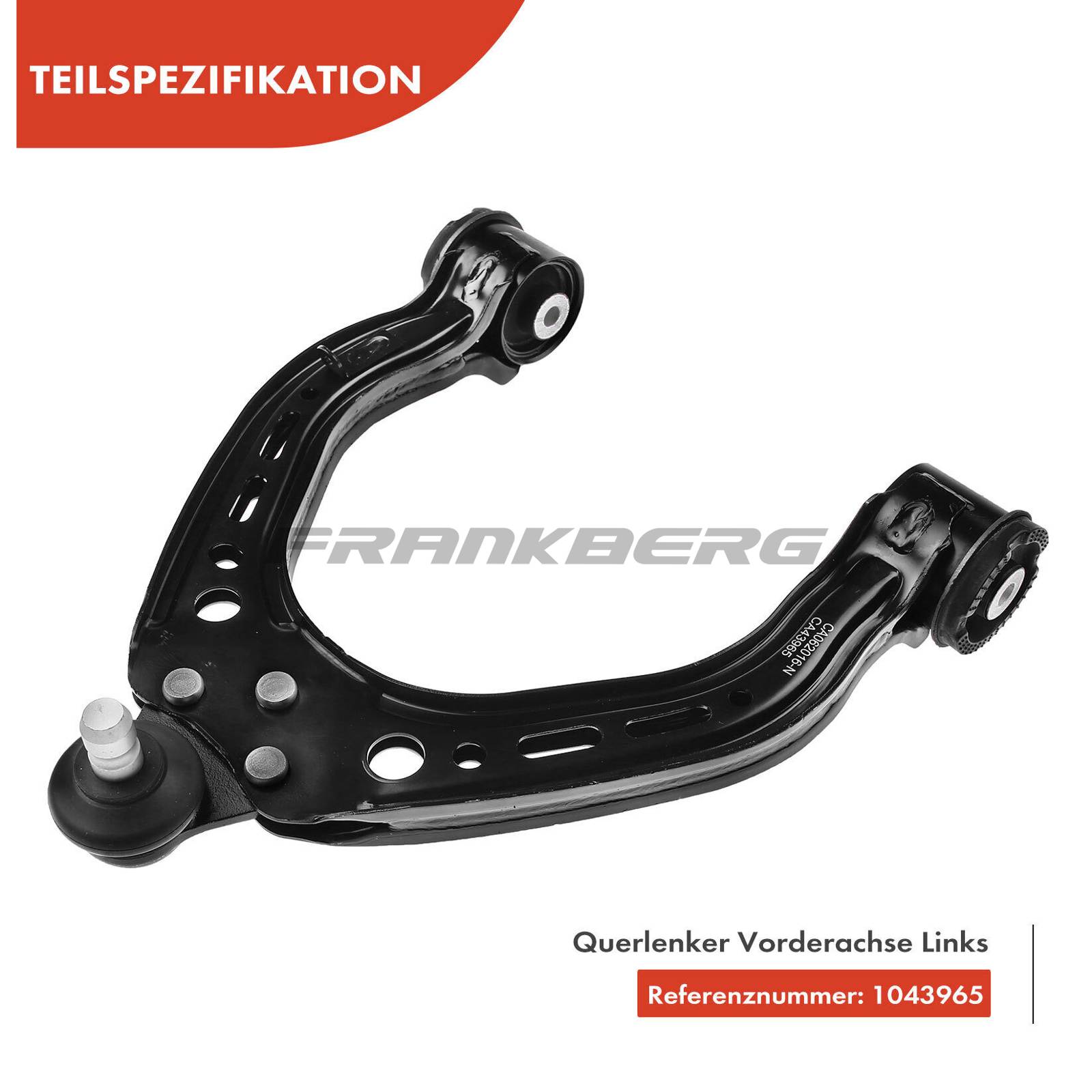 Control/Trailing Arm, wheel suspension