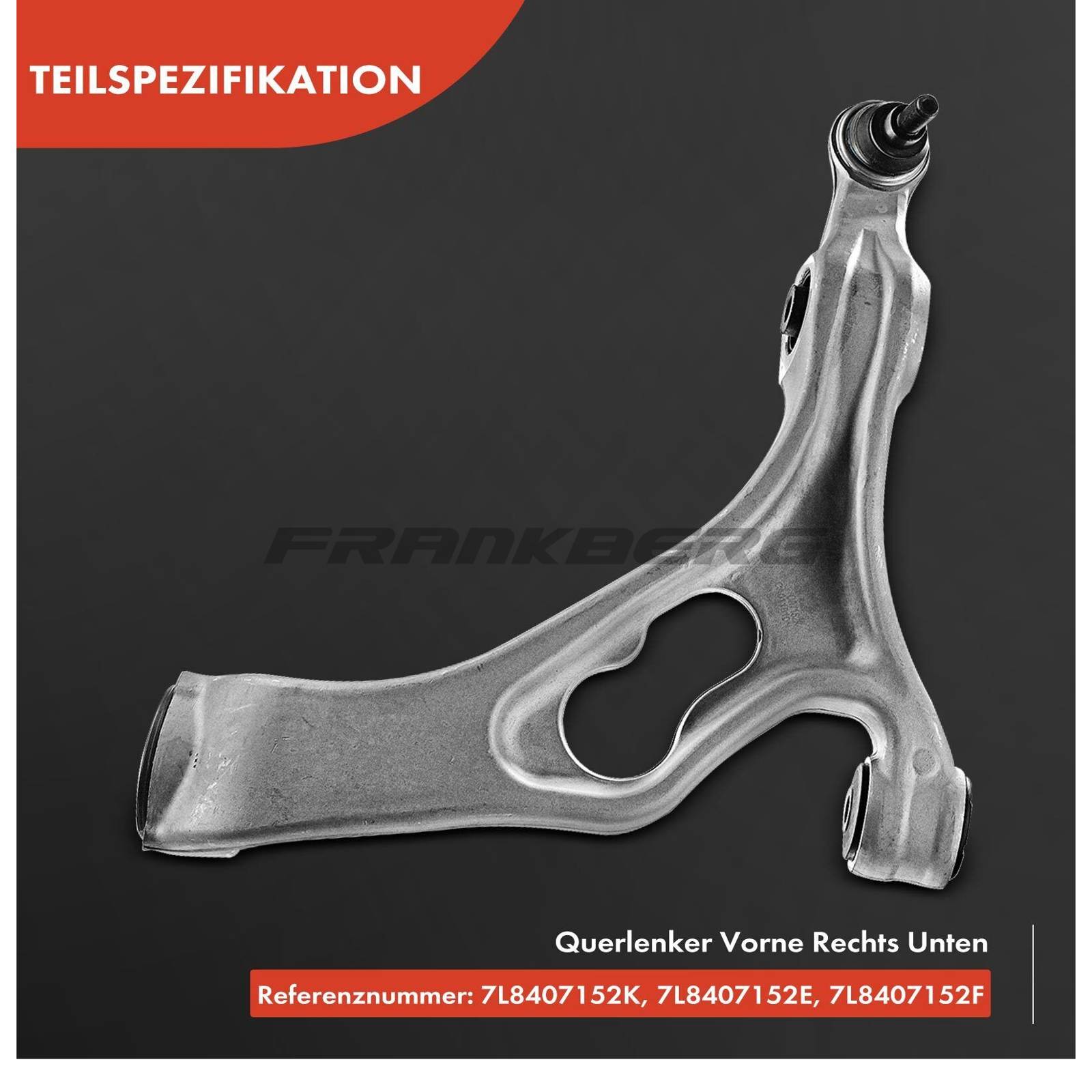 Control/Trailing Arm, wheel suspension