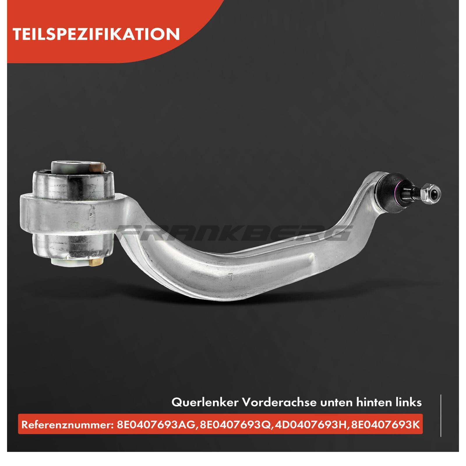 Control/Trailing Arm, wheel suspension