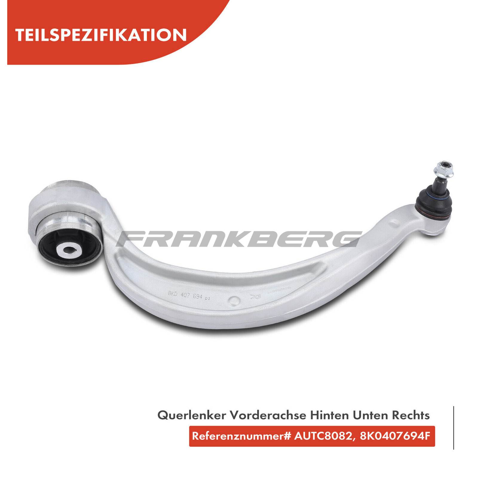 Control/Trailing Arm, wheel suspension