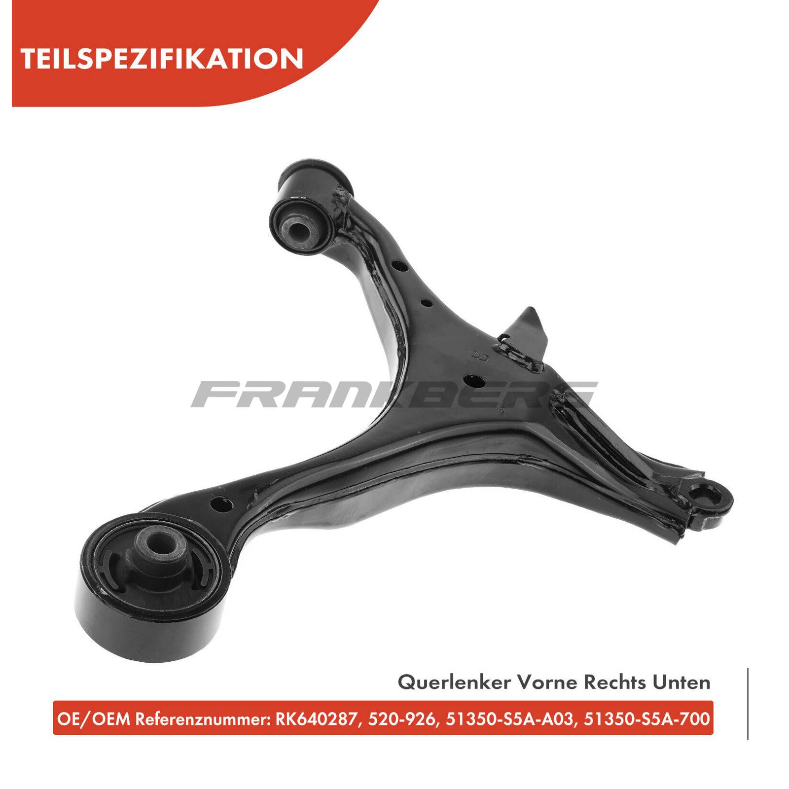Control/Trailing Arm, wheel suspension