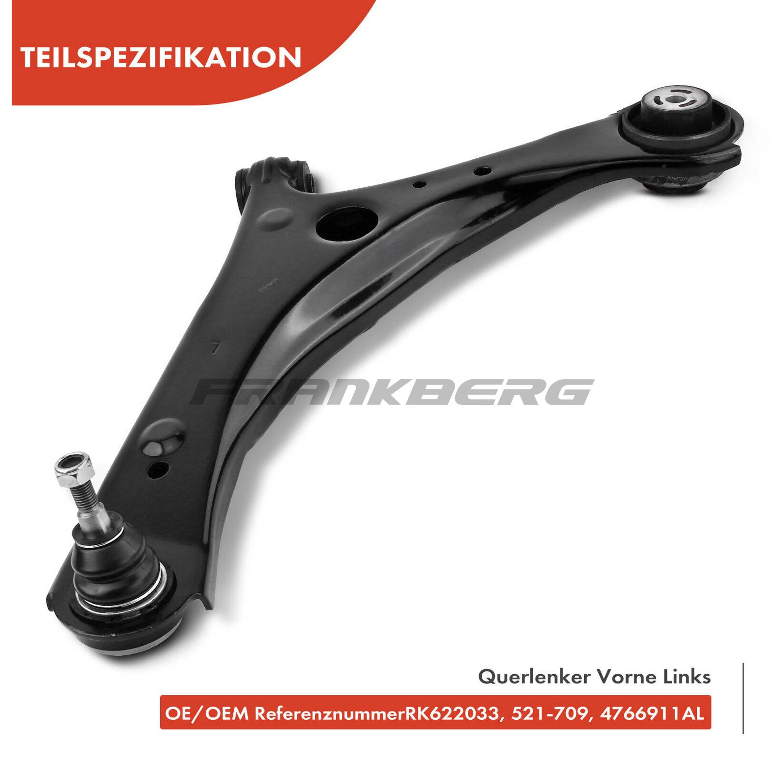 Control/Trailing Arm, wheel suspension