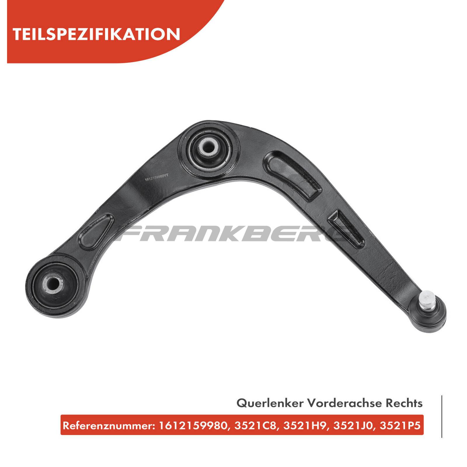 Control/Trailing Arm, wheel suspension (5481FB0006754)