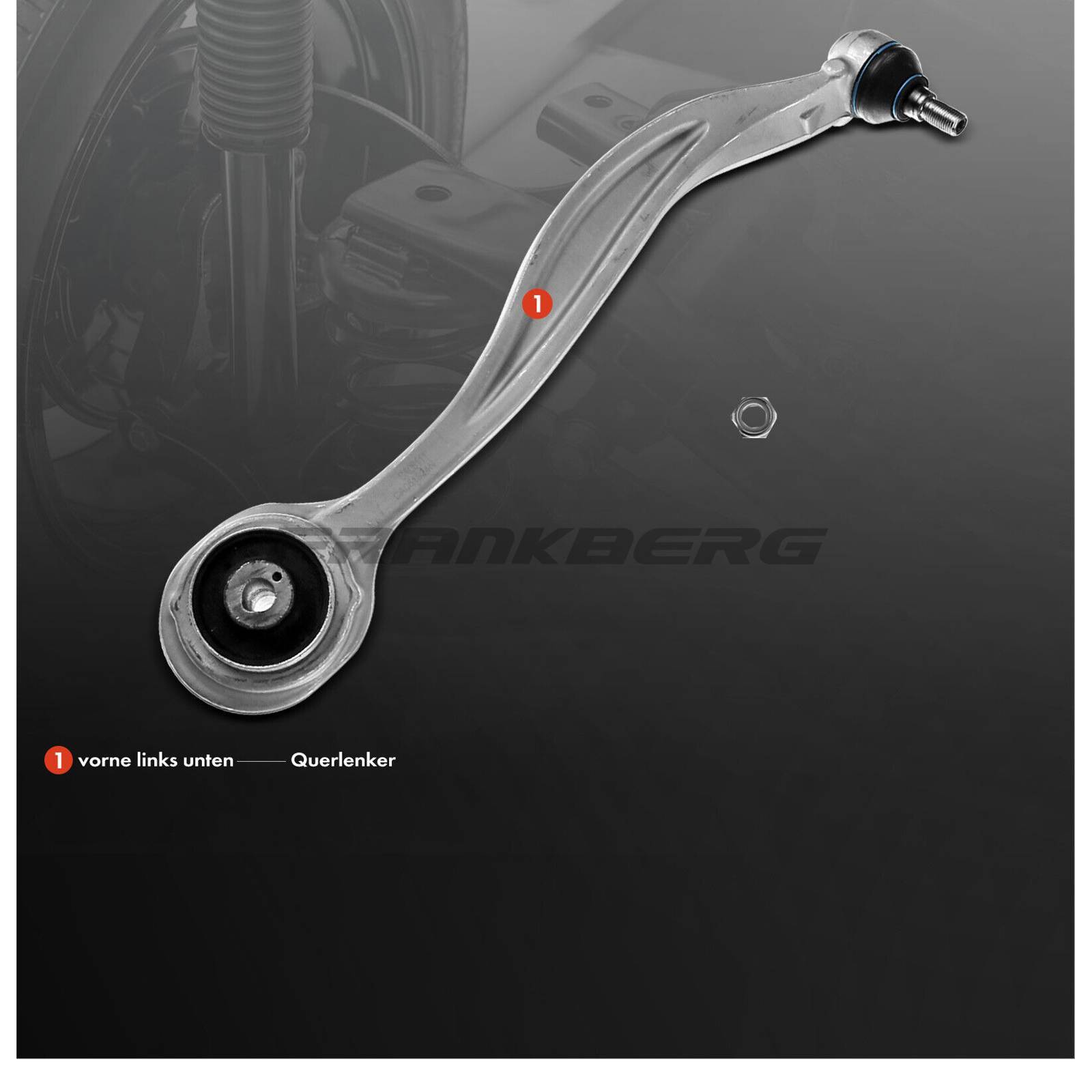 Control/Trailing Arm, wheel suspension