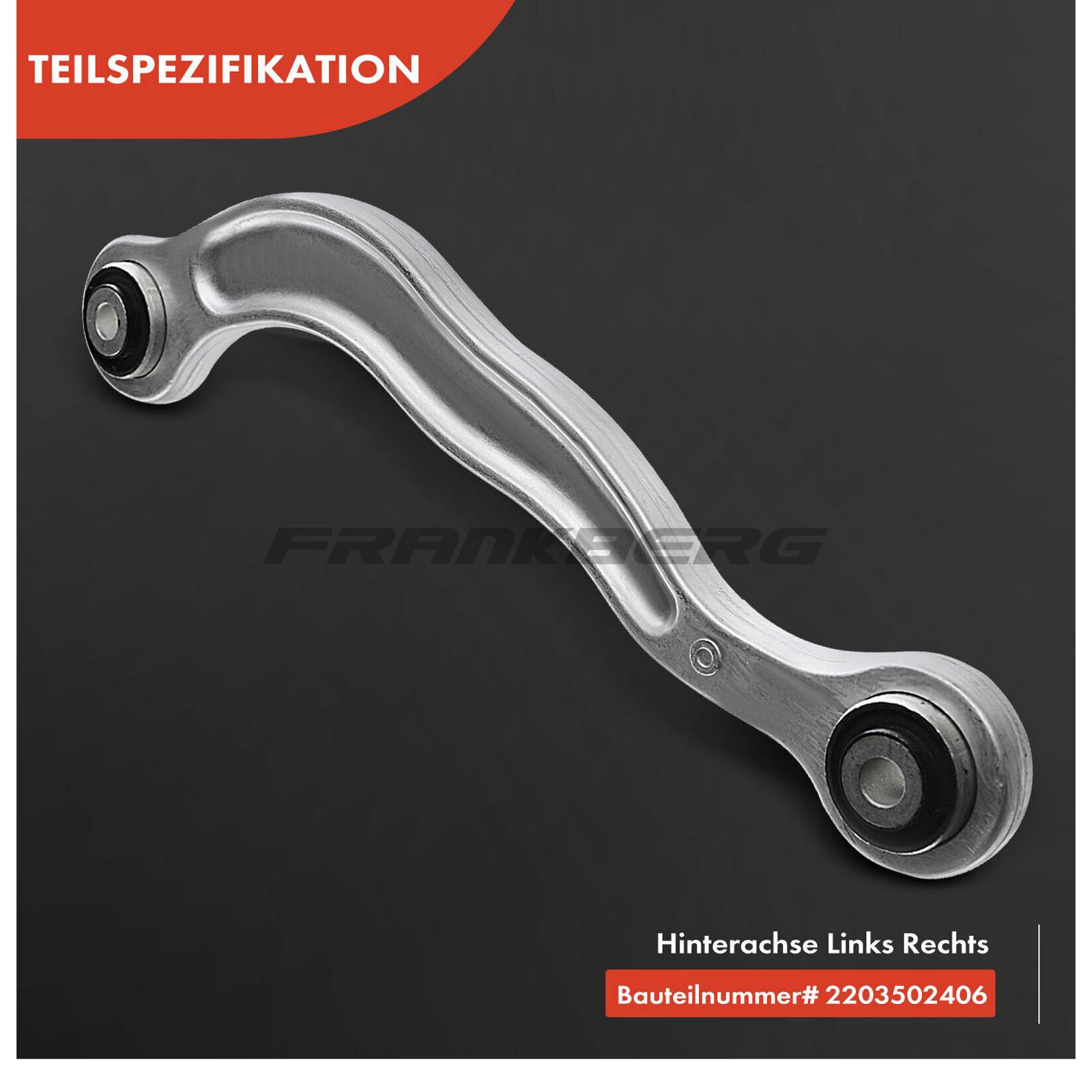 Control/Trailing Arm, wheel suspension