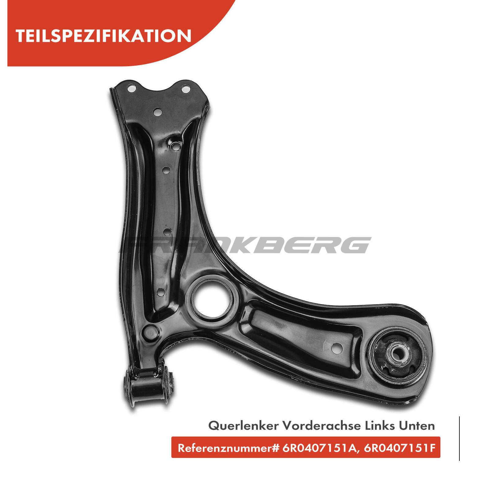 Control/Trailing Arm, wheel suspension