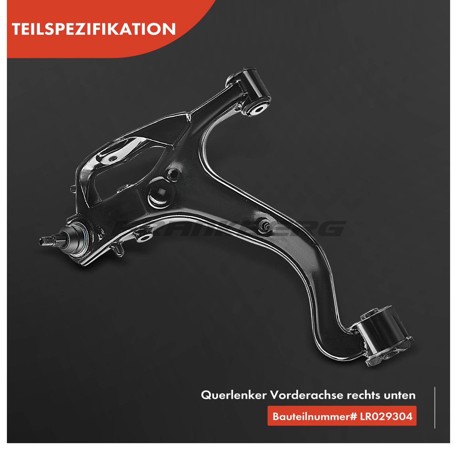 Control/Trailing Arm, wheel suspension