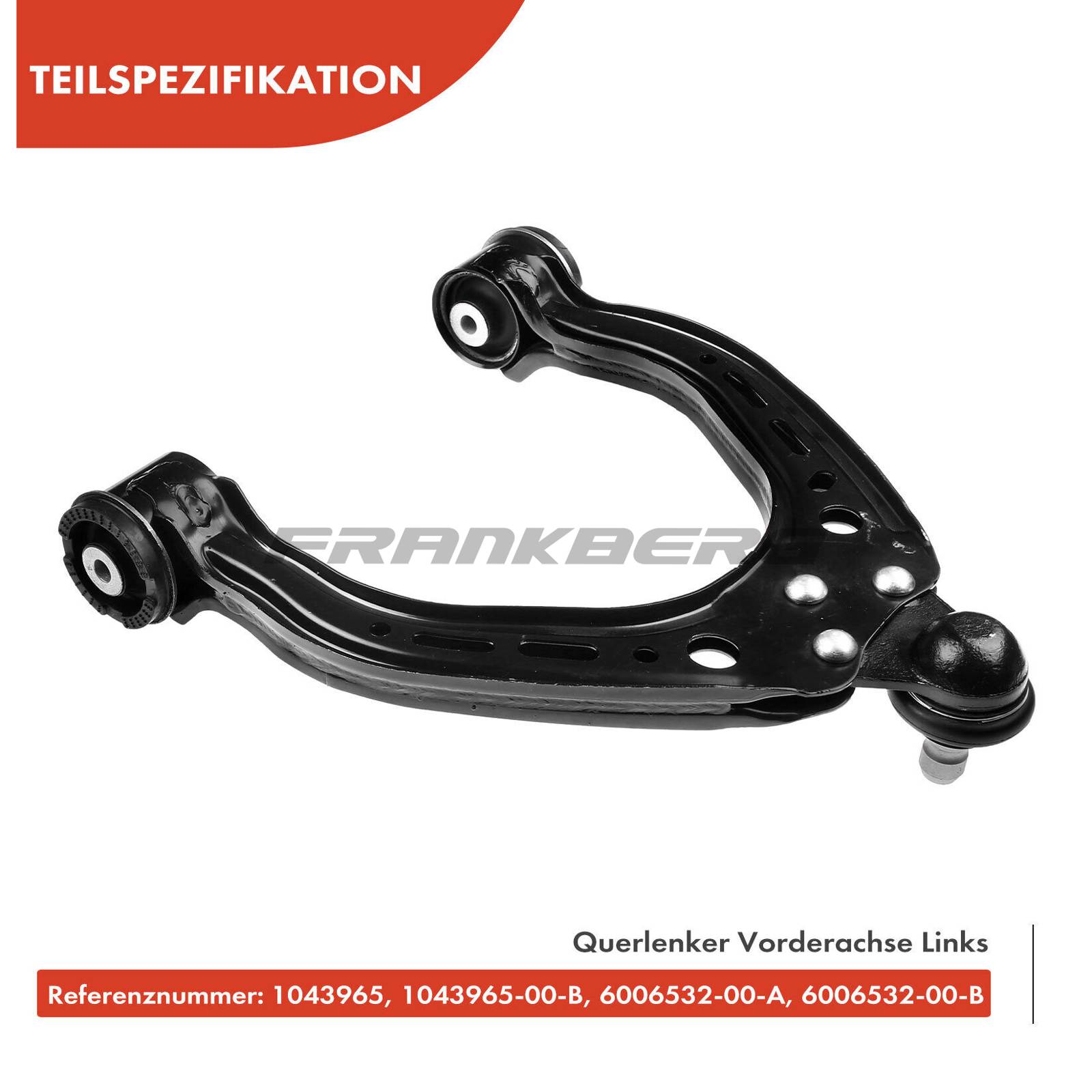 Control/Trailing Arm, wheel suspension