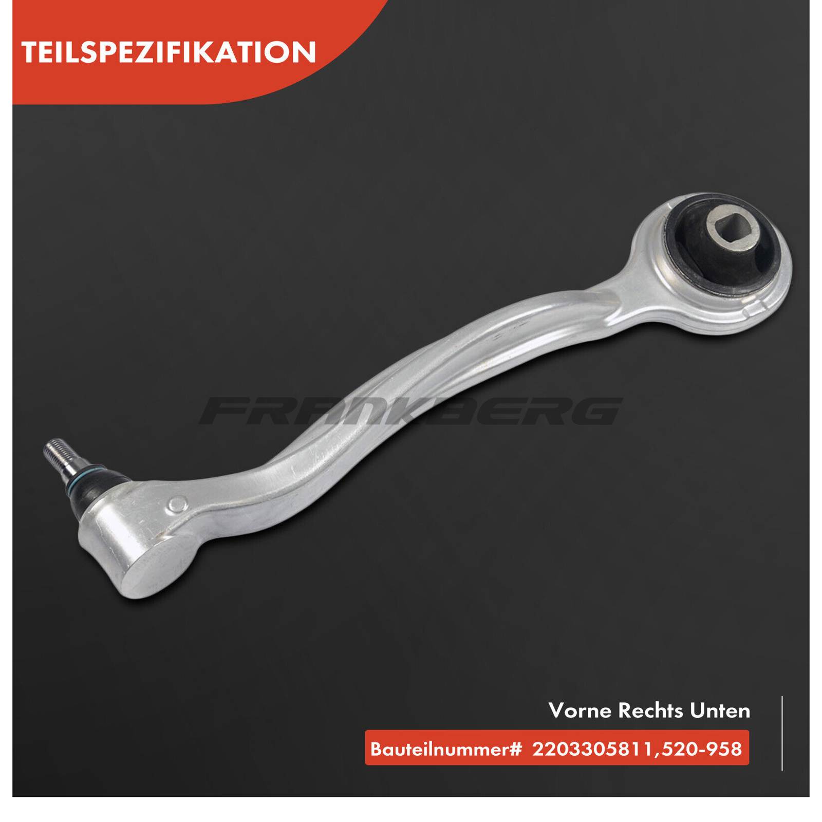 Control/Trailing Arm, wheel suspension