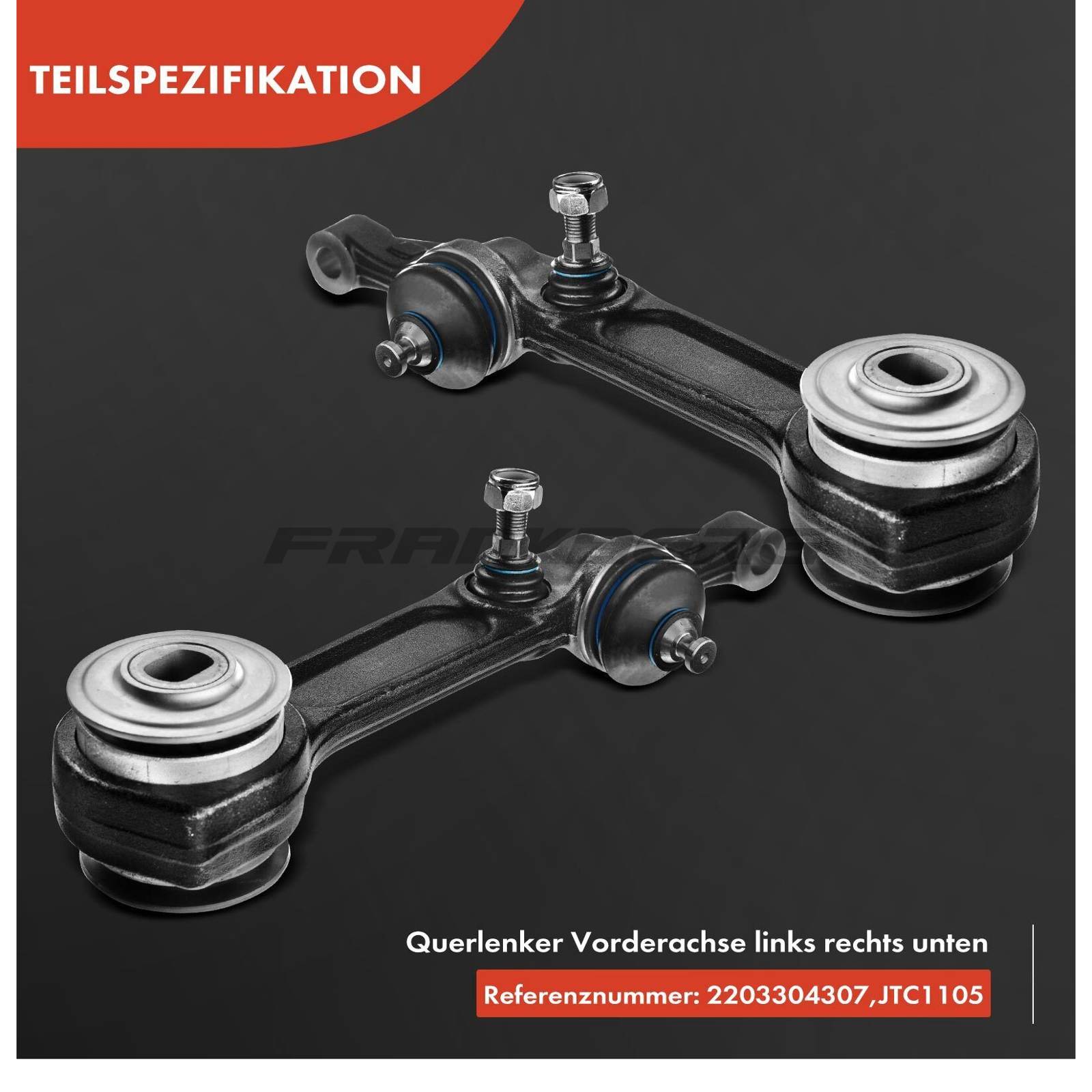 Control/Trailing Arm, wheel suspension