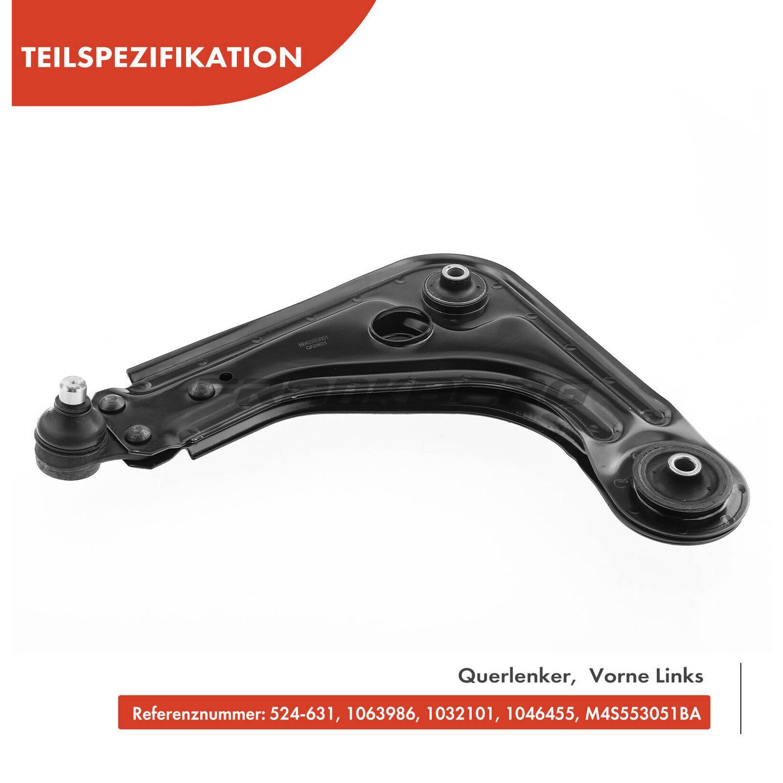 Control/Trailing Arm, wheel suspension