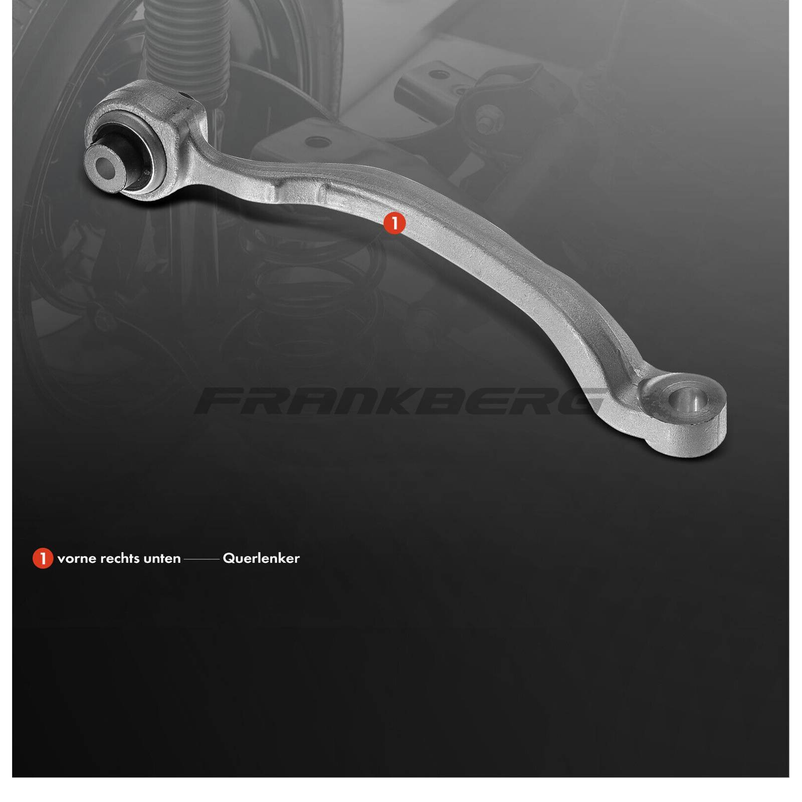 Control/Trailing Arm, wheel suspension