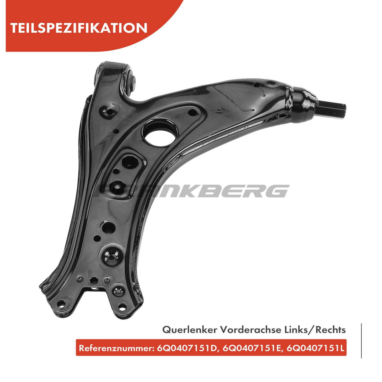 Control/Trailing Arm, wheel suspension