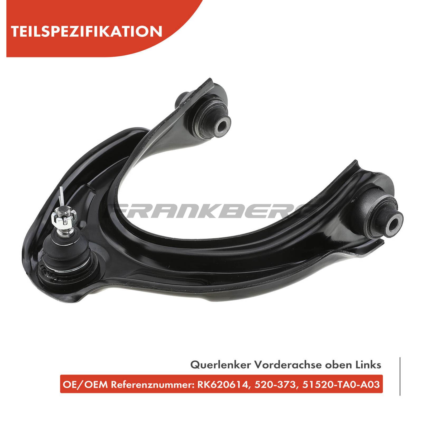 Control/Trailing Arm, wheel suspension