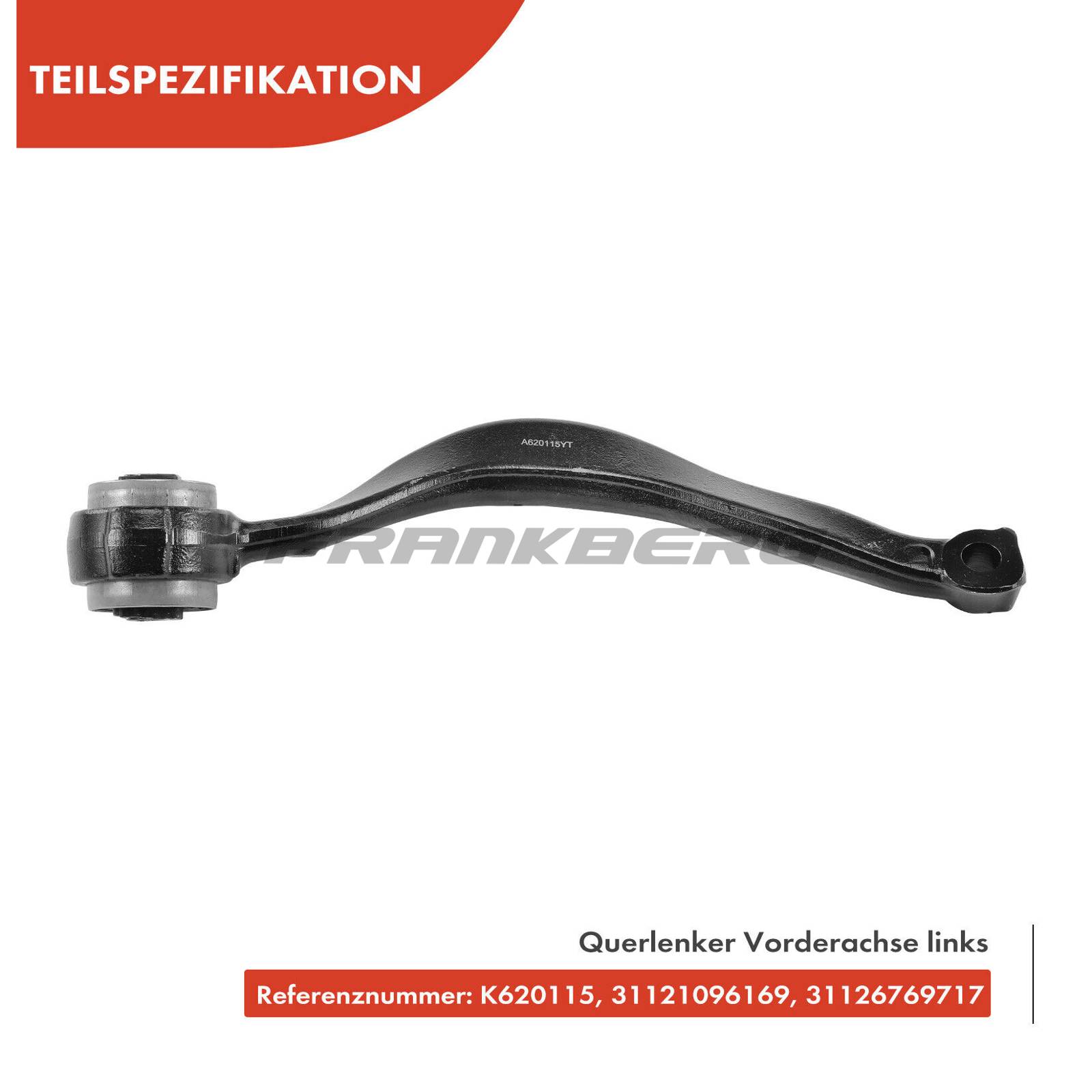 Control/Trailing Arm, wheel suspension