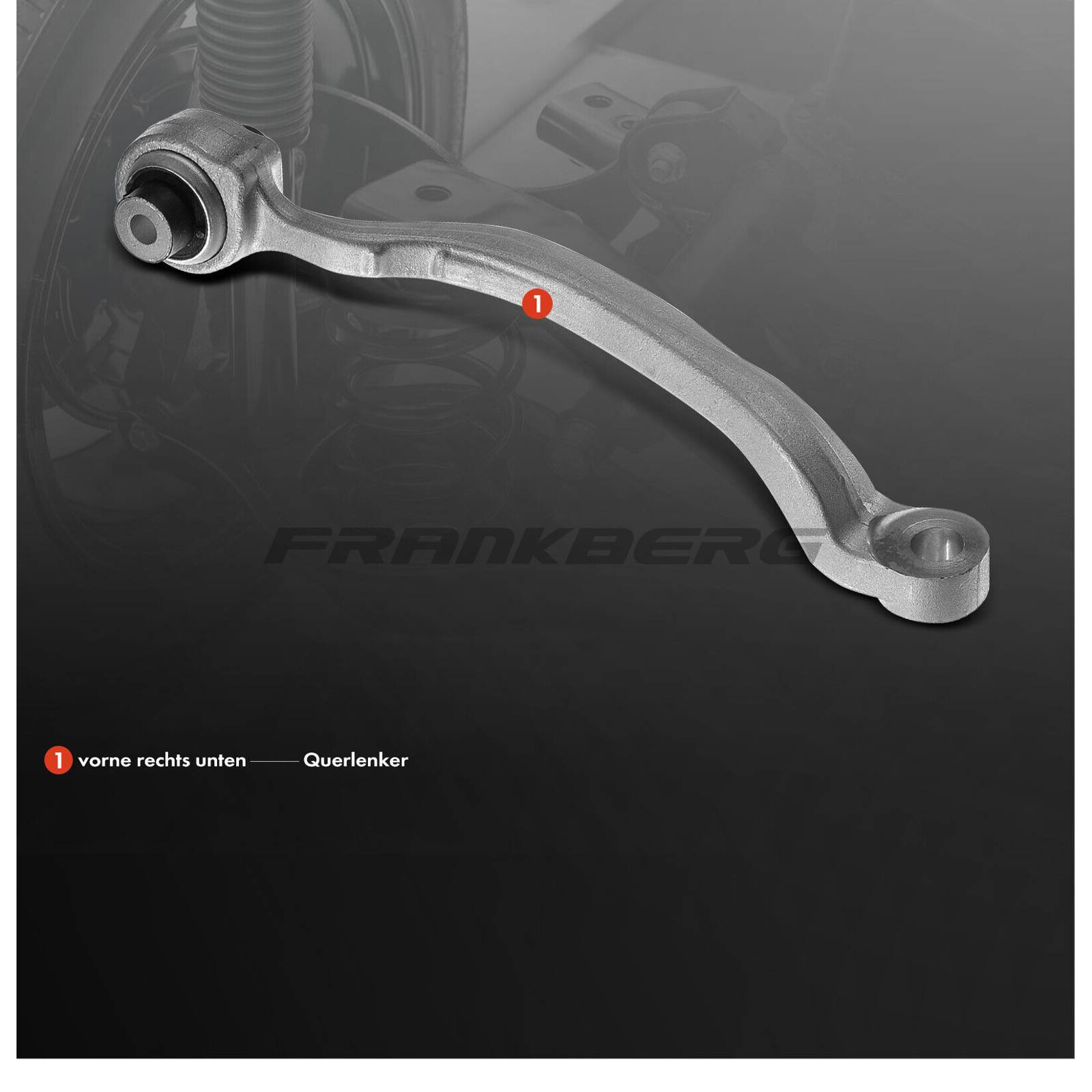 Control/Trailing Arm, wheel suspension