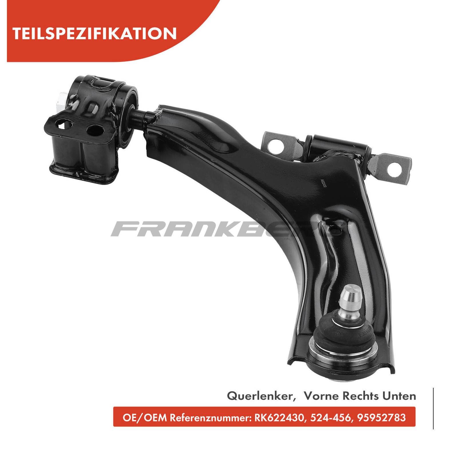 Control/Trailing Arm, wheel suspension