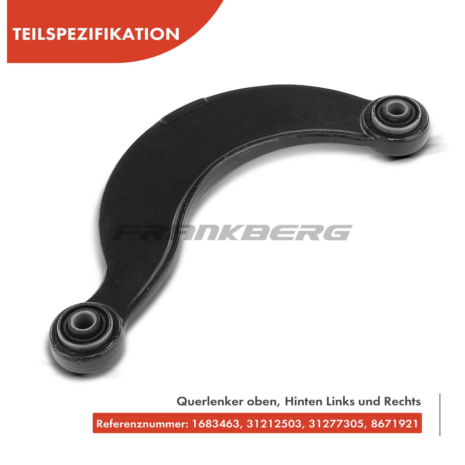 Control/Trailing Arm, wheel suspension