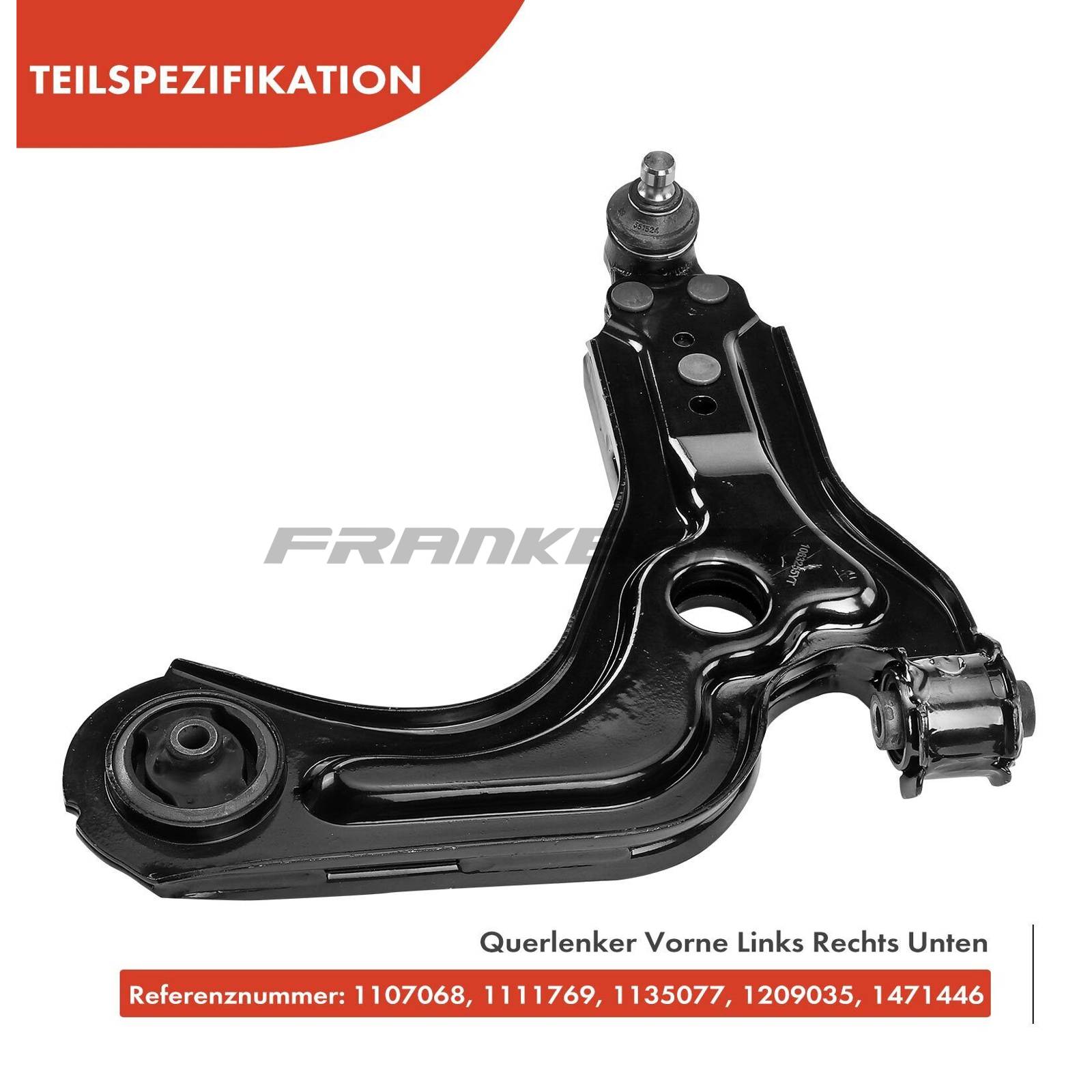 Control/Trailing Arm, wheel suspension