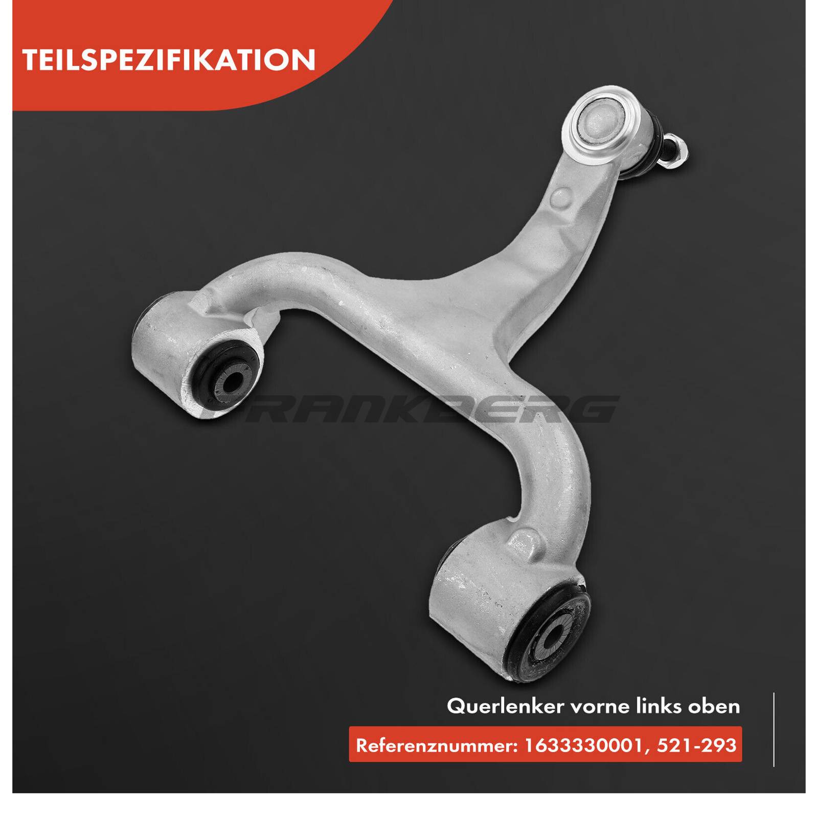 Control/Trailing Arm, wheel suspension