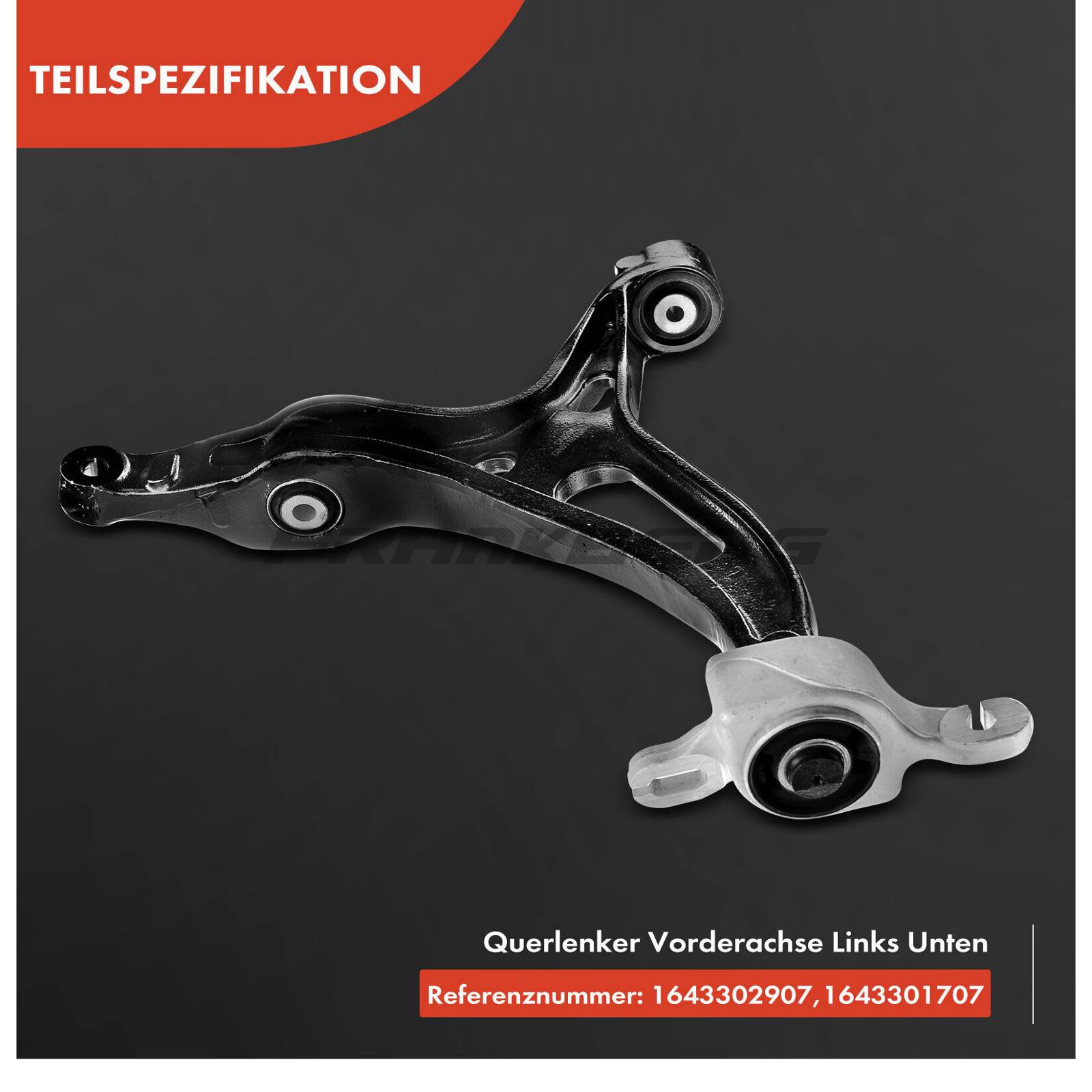 Control/Trailing Arm, wheel suspension