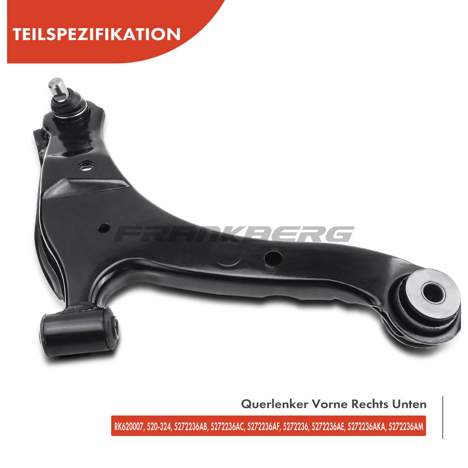 Control/Trailing Arm, wheel suspension