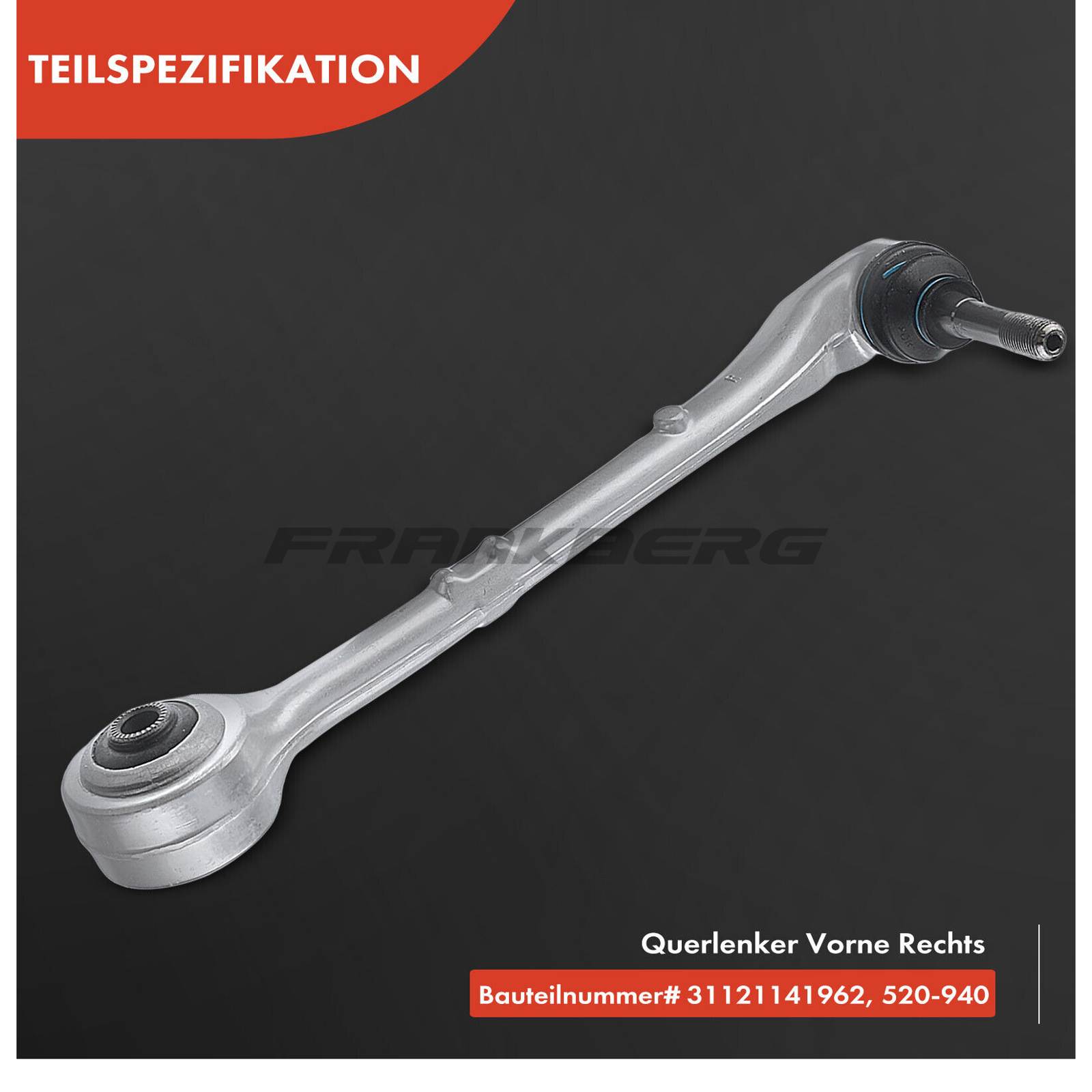 Control/Trailing Arm, wheel suspension