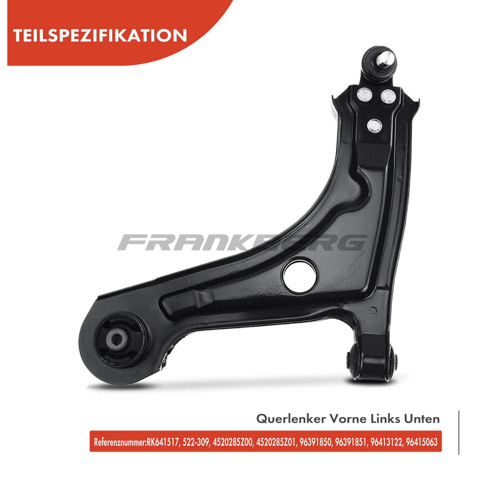Control/Trailing Arm, wheel suspension