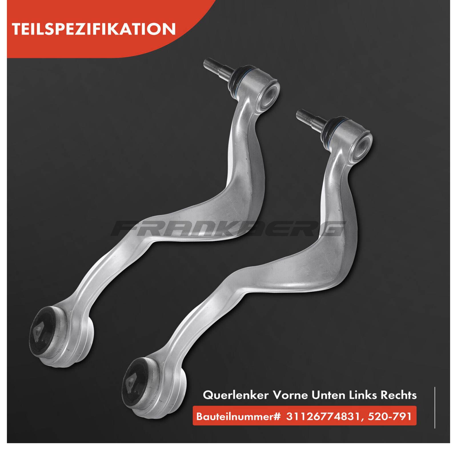 Control/Trailing Arm, wheel suspension