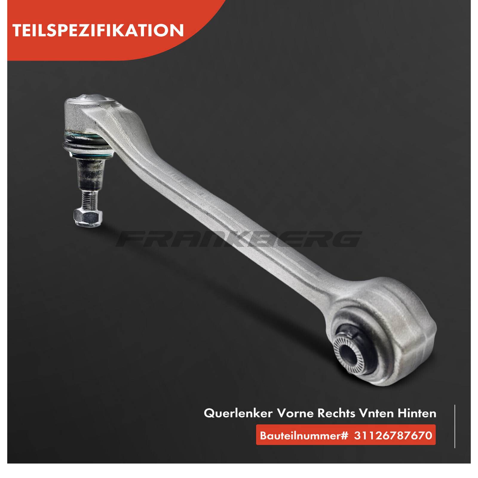 Control/Trailing Arm, wheel suspension