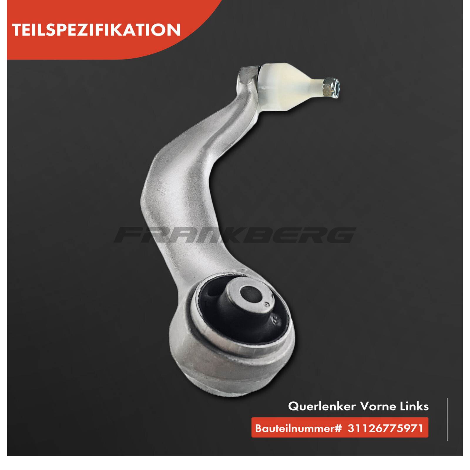 Control/Trailing Arm, wheel suspension