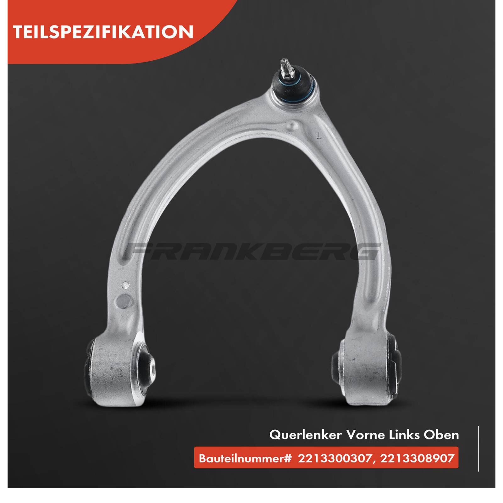 Control/Trailing Arm, wheel suspension