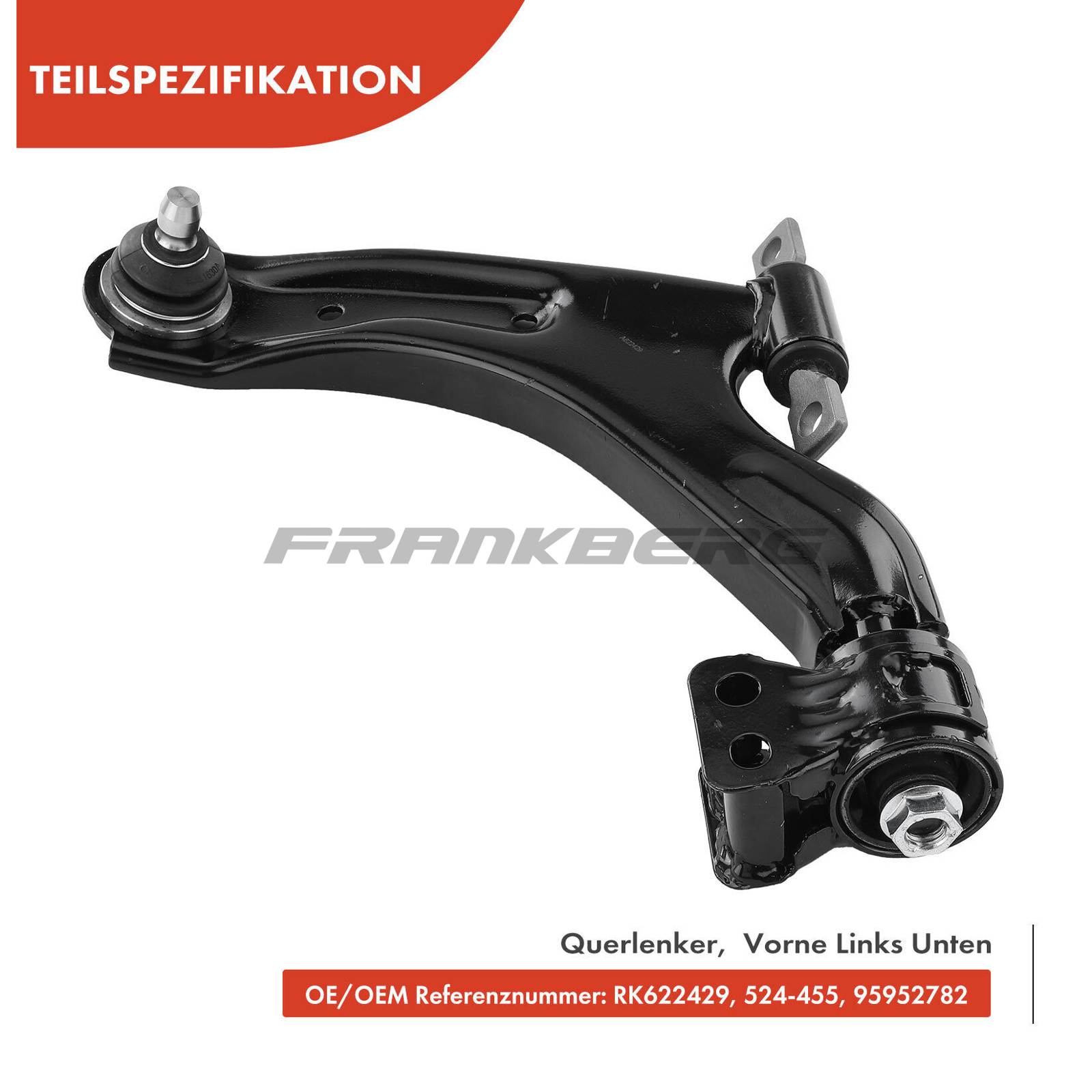 Control/Trailing Arm, wheel suspension