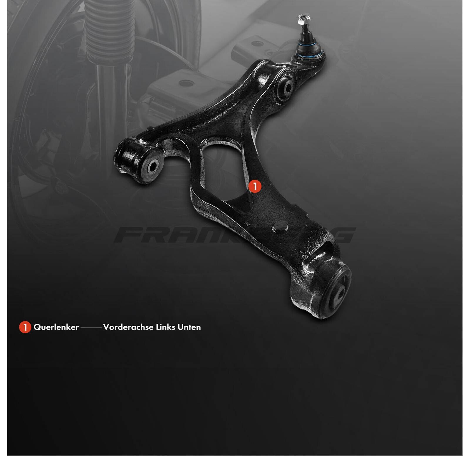 Control/Trailing Arm, wheel suspension