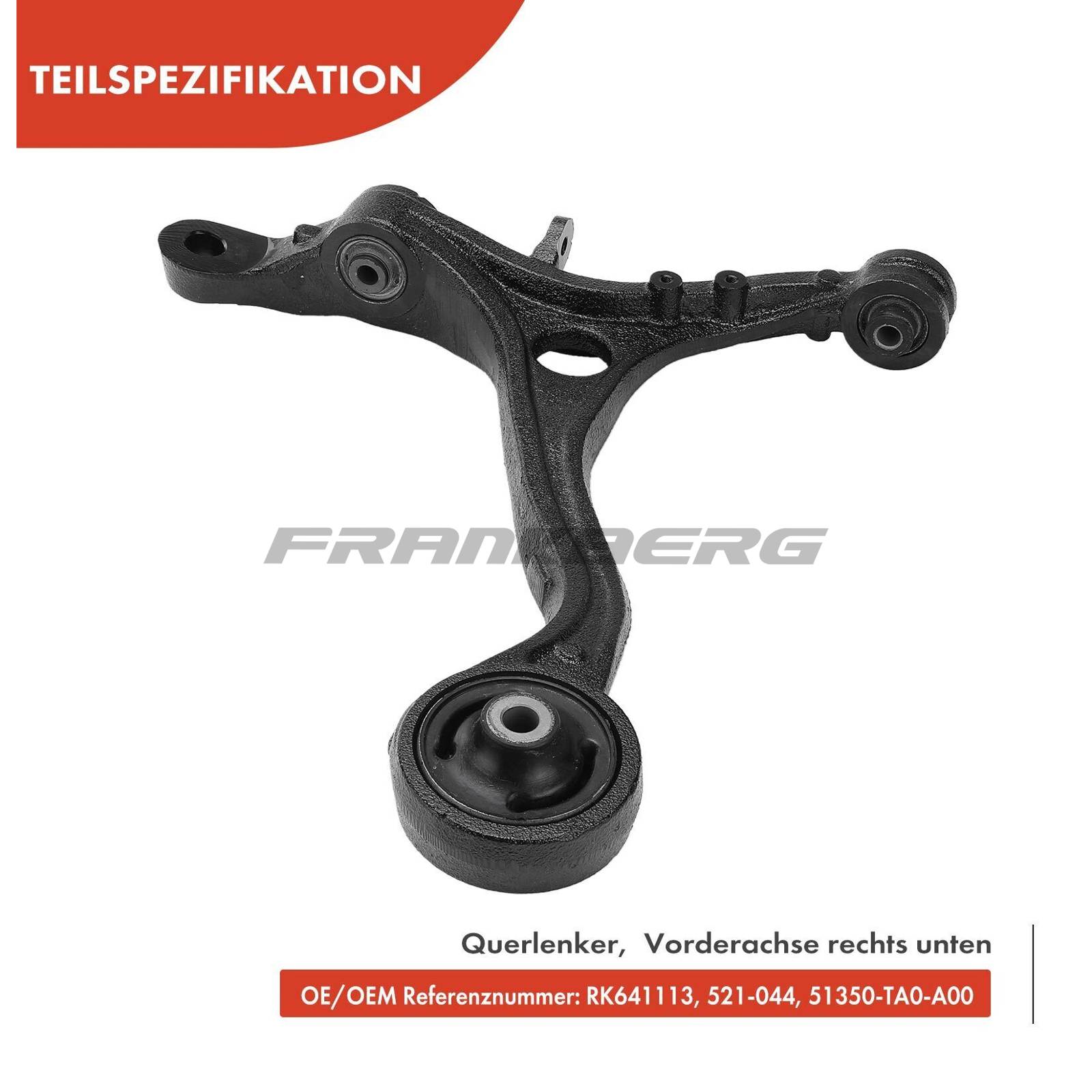 Control/Trailing Arm, wheel suspension