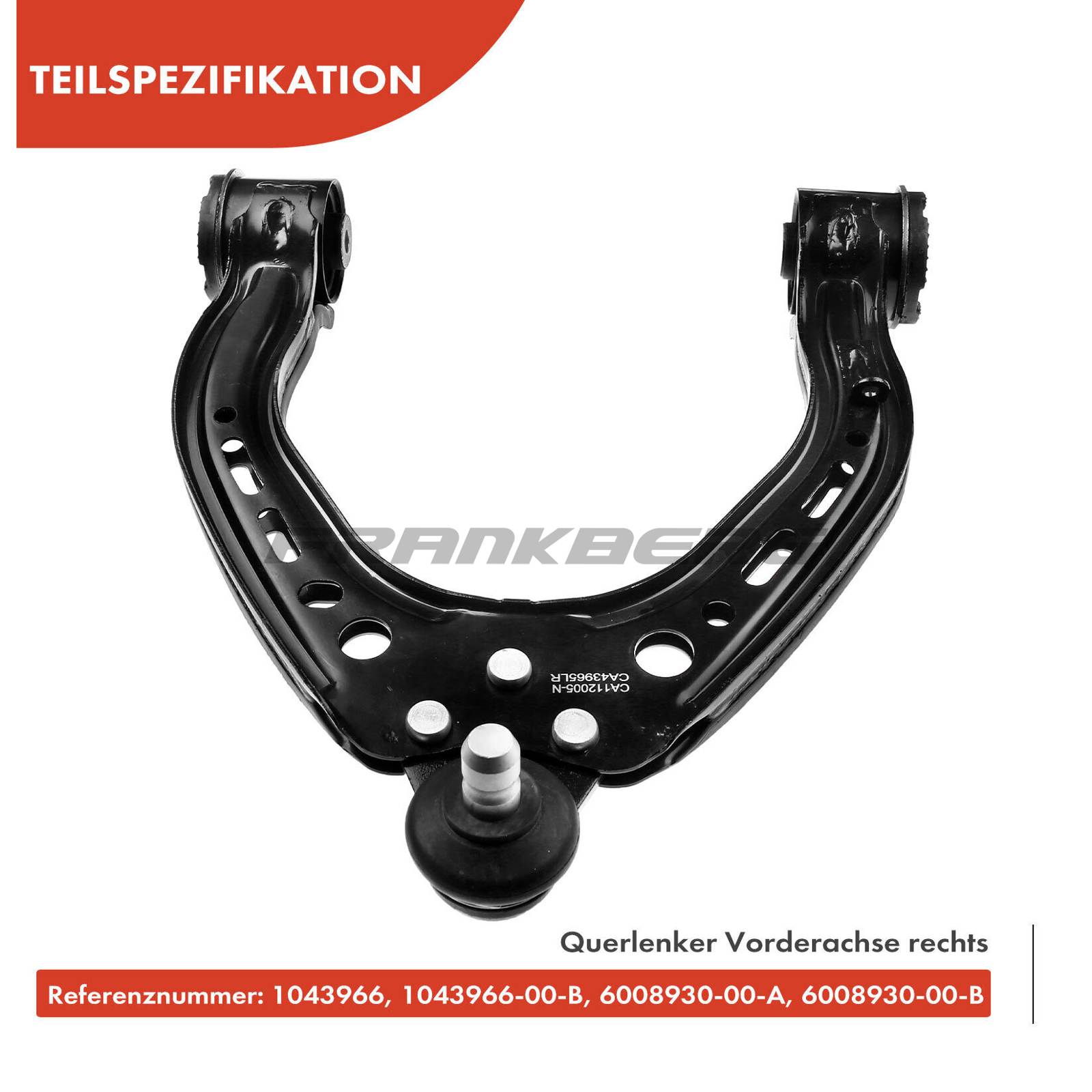 Control/Trailing Arm, wheel suspension