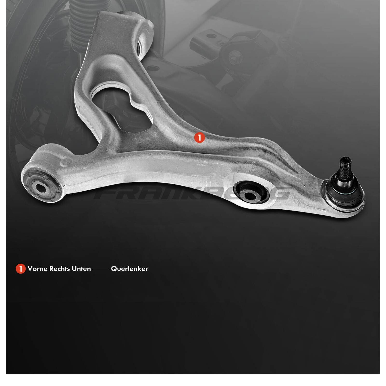 Control/Trailing Arm, wheel suspension