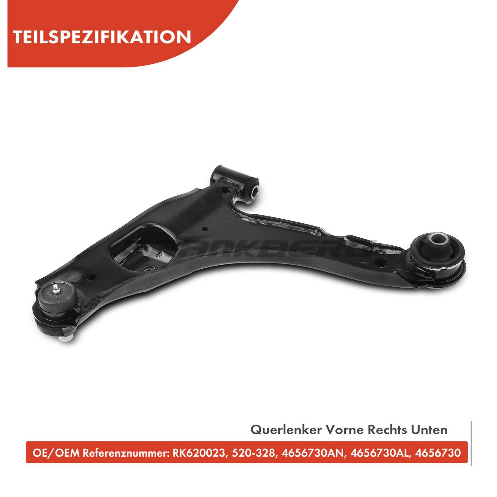 Control/Trailing Arm, wheel suspension