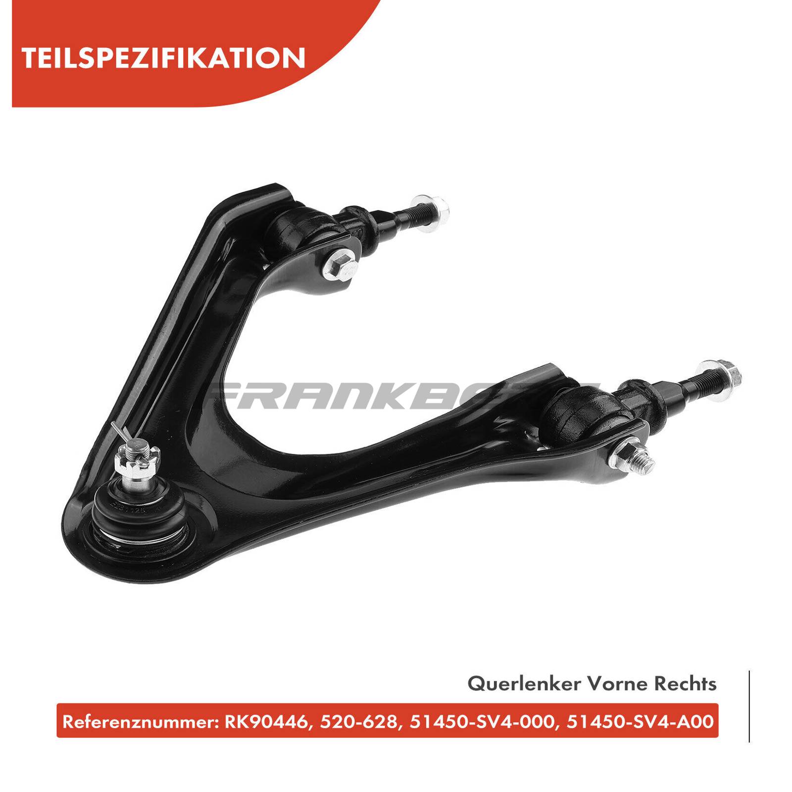 Control/Trailing Arm, wheel suspension