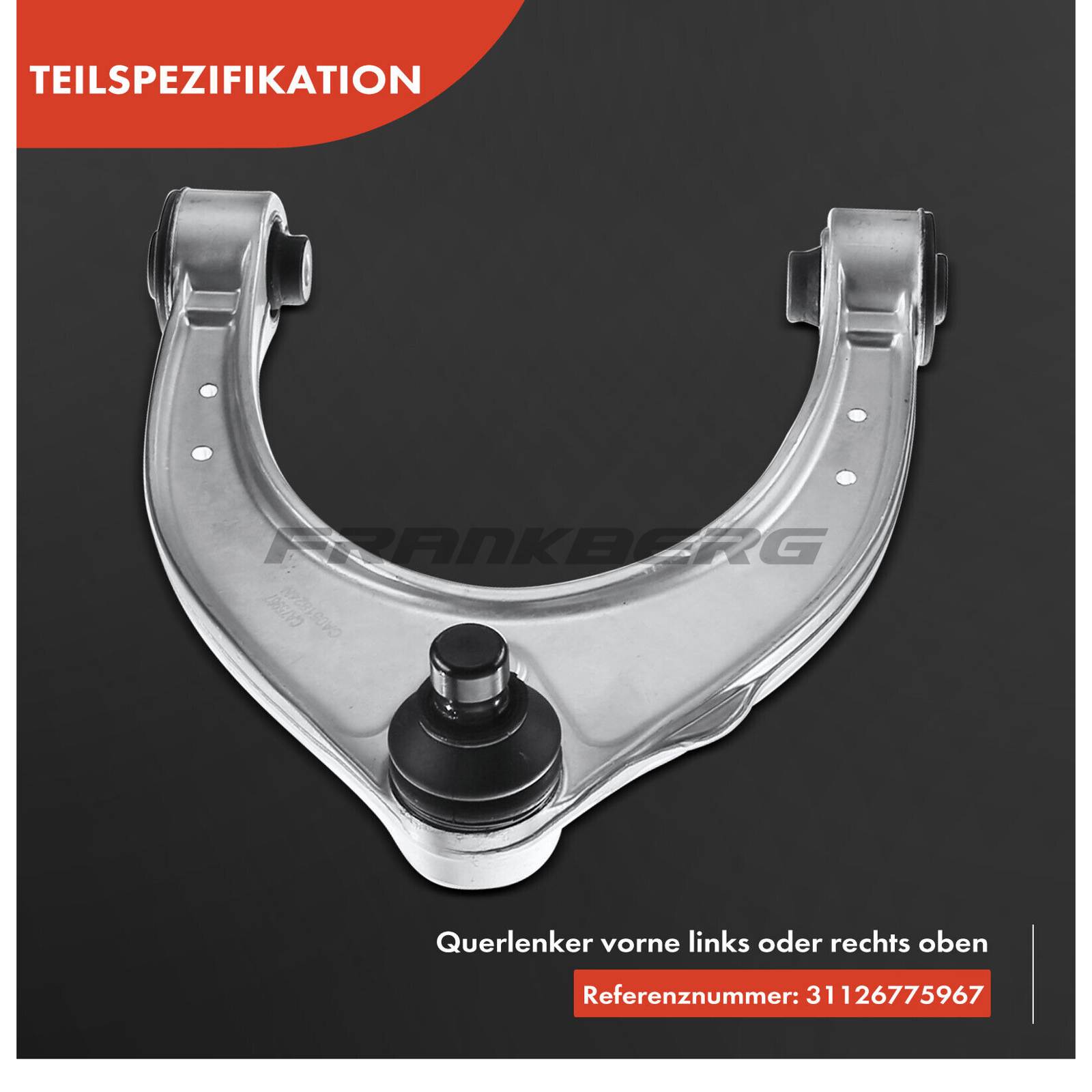 Control/Trailing Arm, wheel suspension