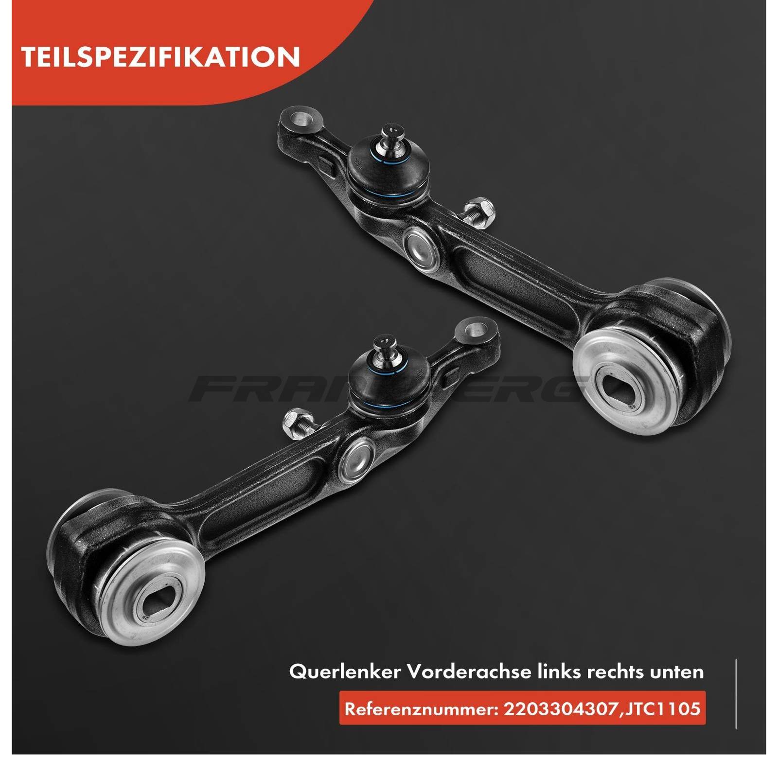 Control/Trailing Arm, wheel suspension